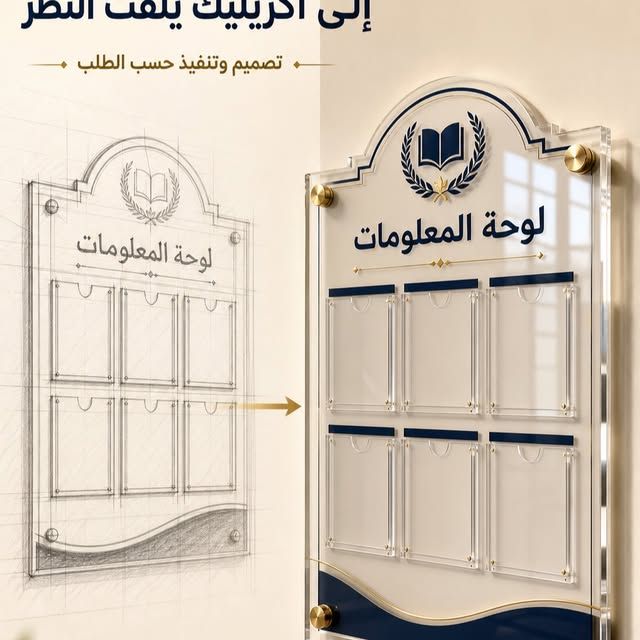 لوحة باب مدرسية